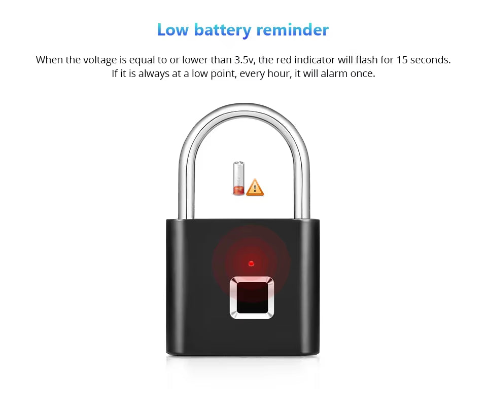 Smart Fingerprint Padlock