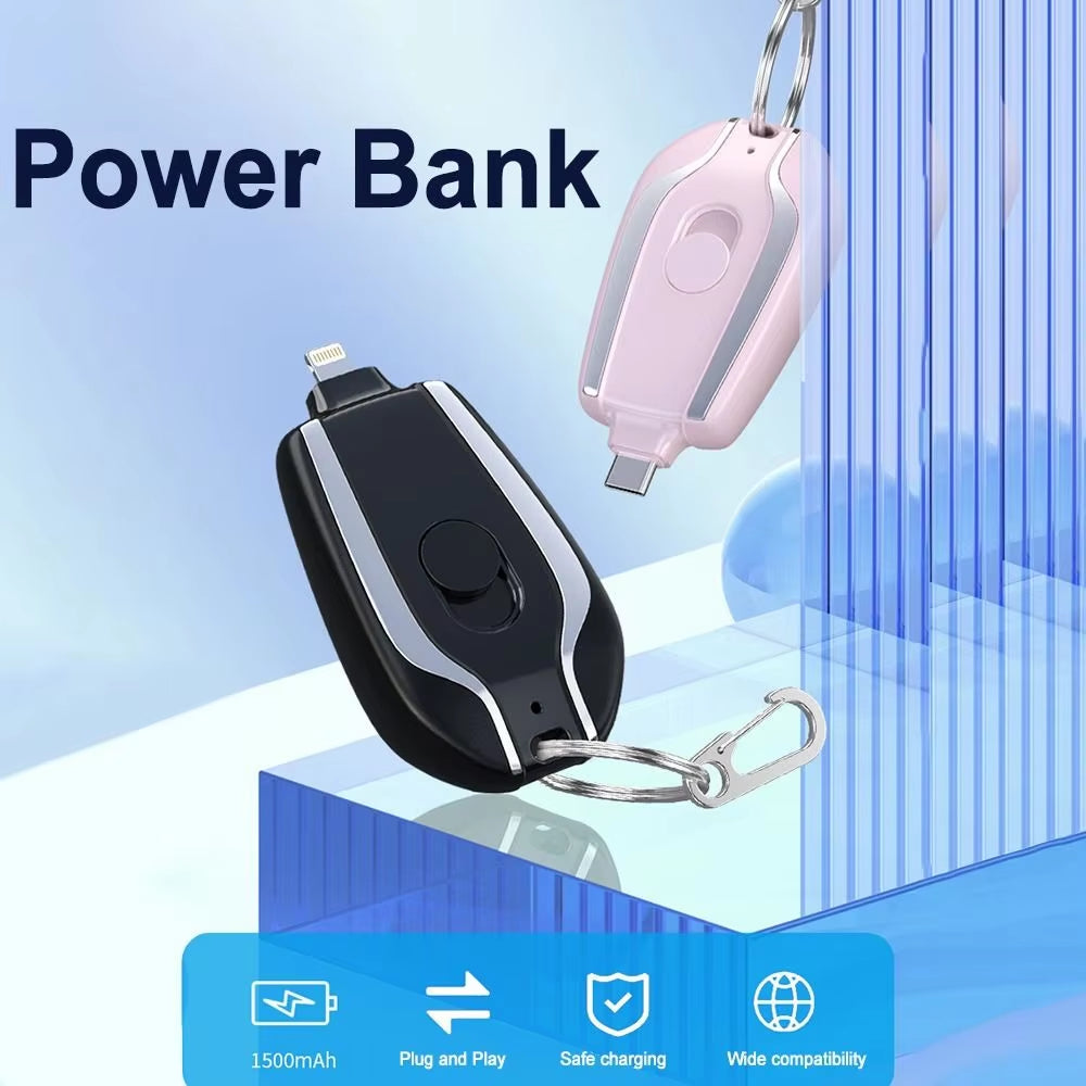 Mini Emergency Keychain Powerbank