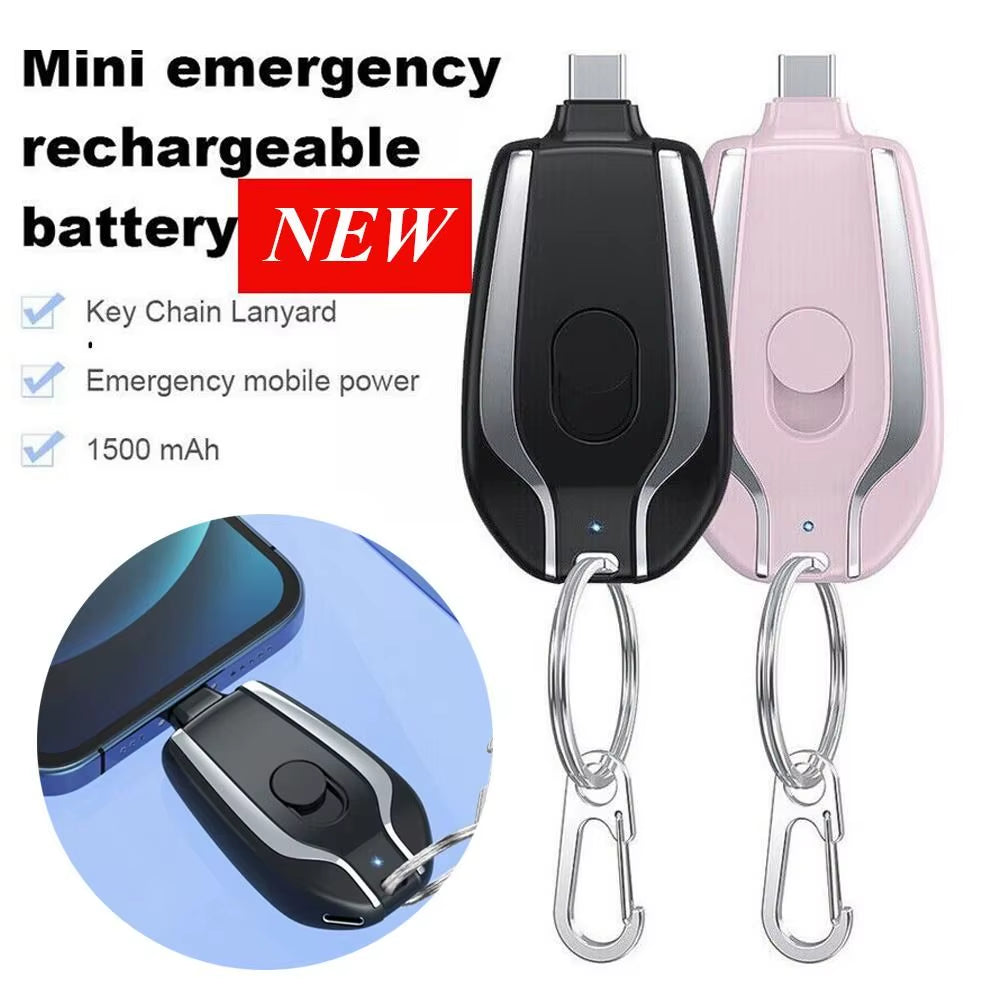 Mini Emergency Keychain Powerbank