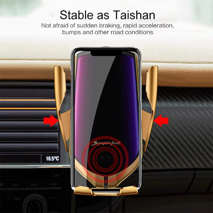 Qi Wireless Car Phone Holder & Charger