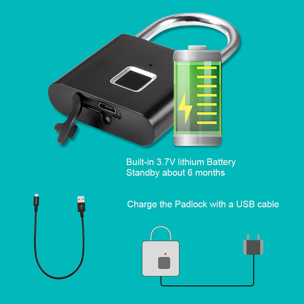 Smart Fingerprint Padlock